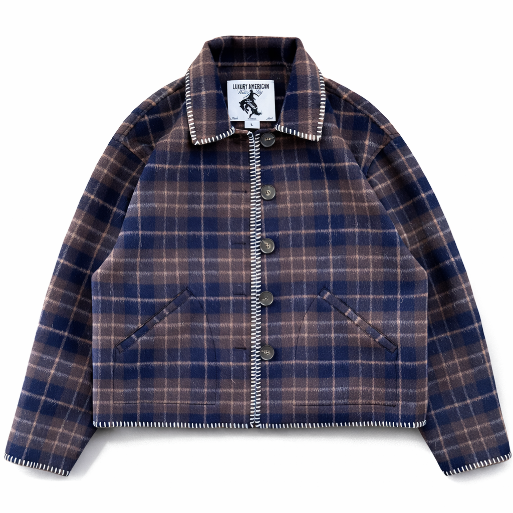 SWEET PLAID WOOL JACKET – Sweet Hat Company
