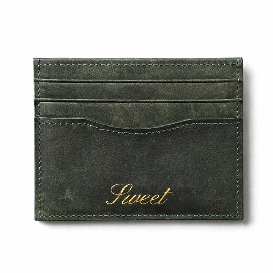 SWEET COWBOY CARDHOLDER - DARK GREEN