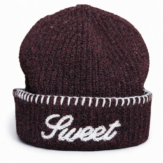 SWEET BACCARA ROSE KNIT BEANIE