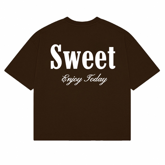 'ENJOY TODAY BROWN'