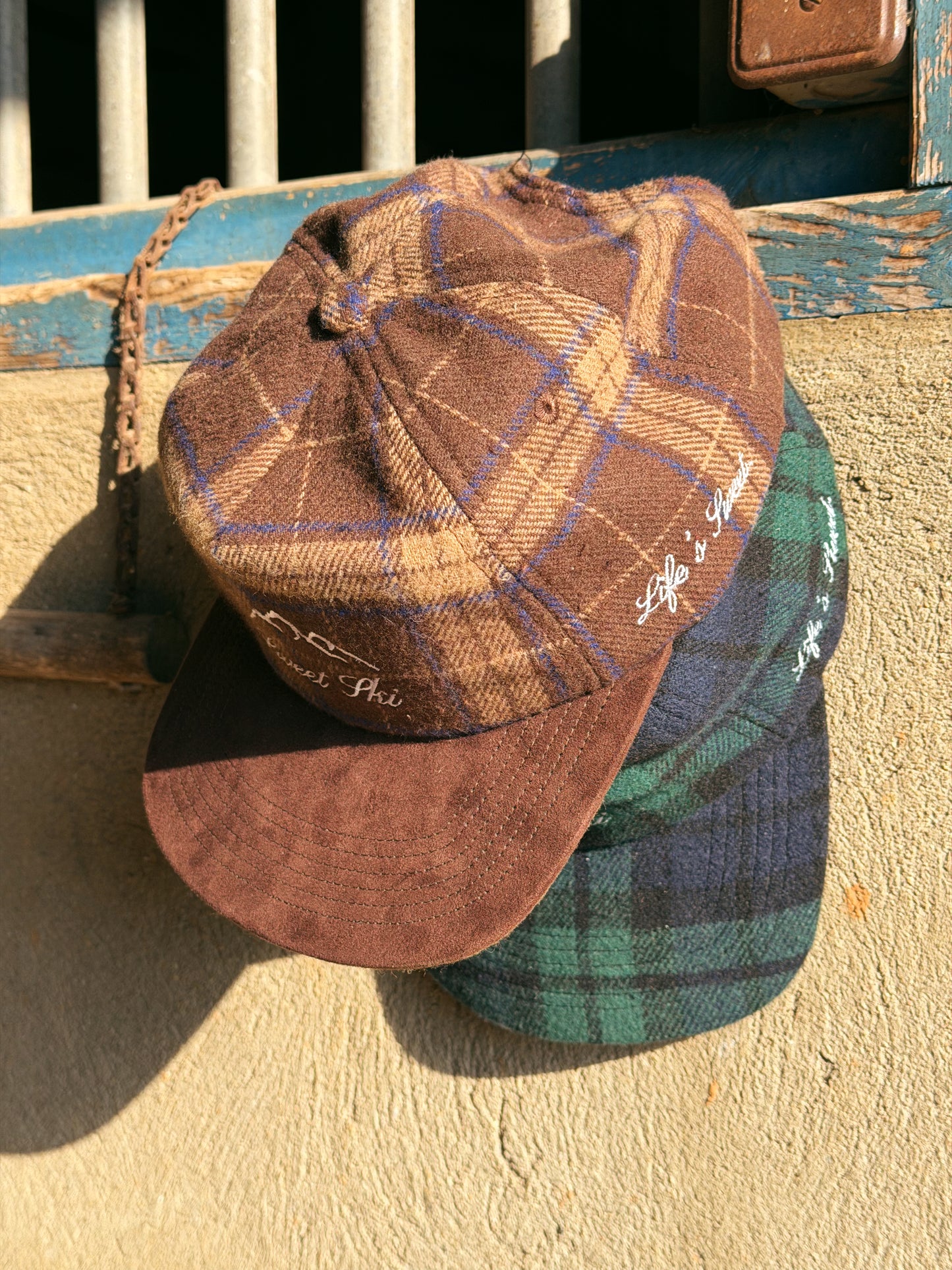 SWEET SKI BROWN PLAID