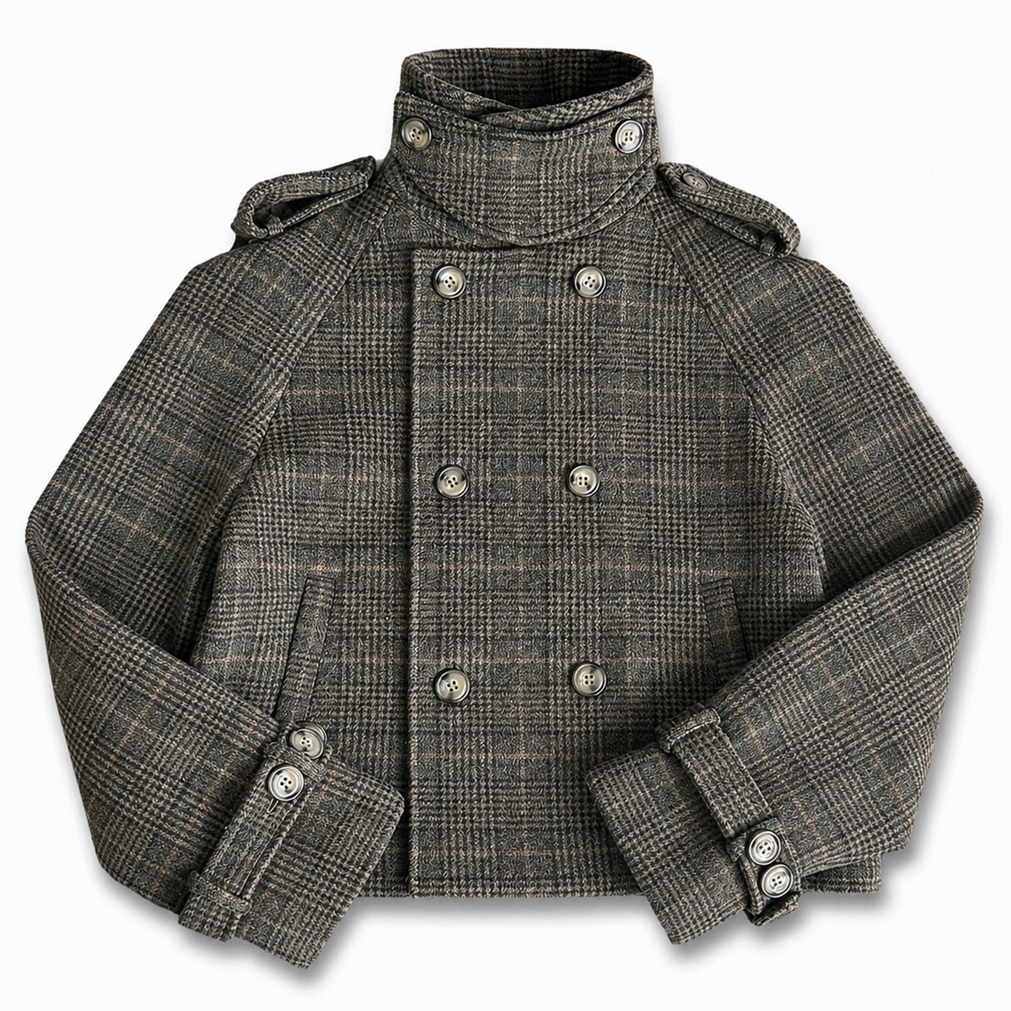 SWEET WOMENS PLAID JACKET