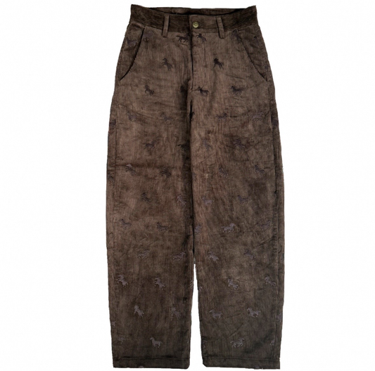 SWEET HORSE CORDUROYS - BROWN