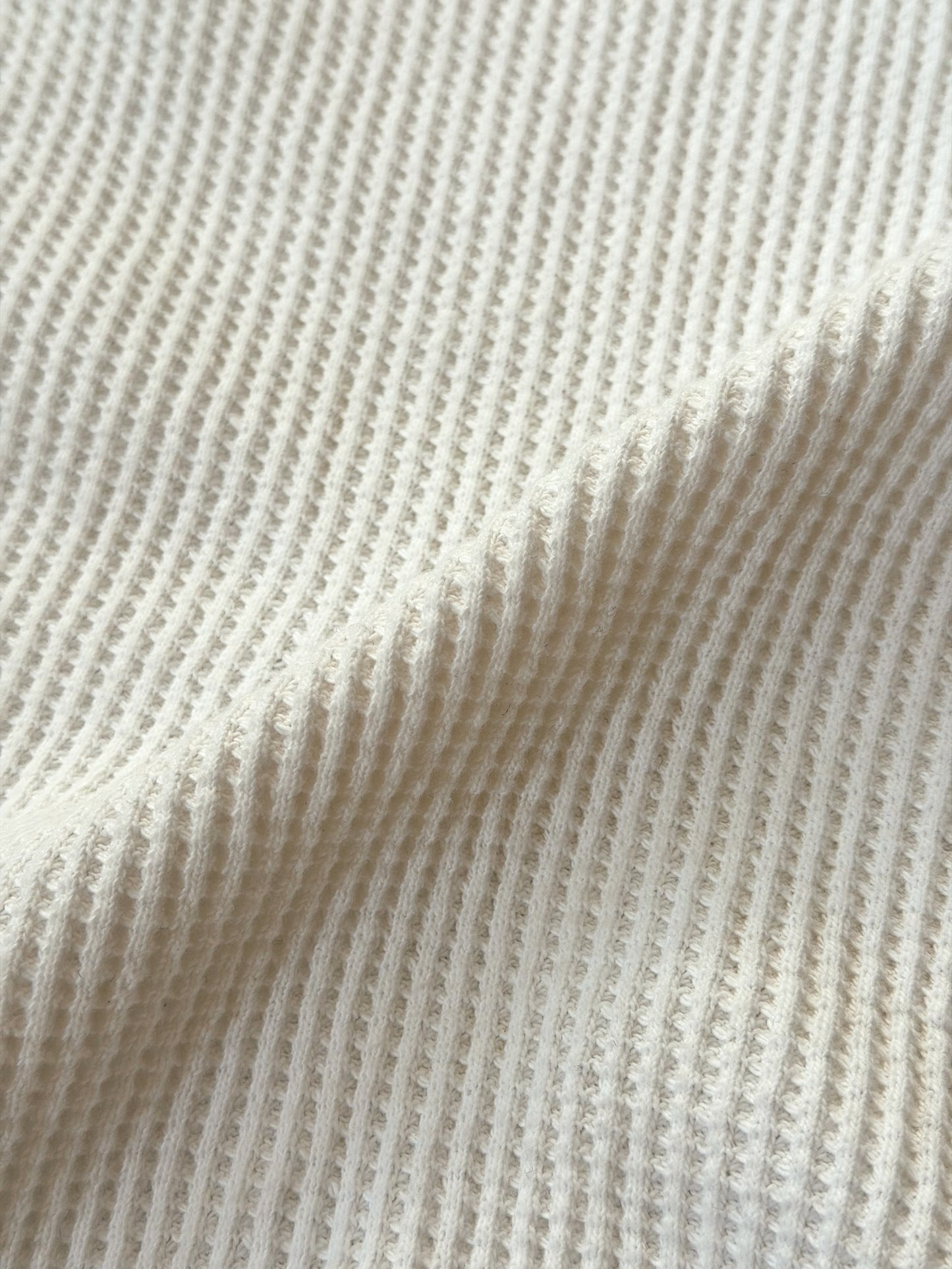 SWEET WAFFLE KNIT HENLEY