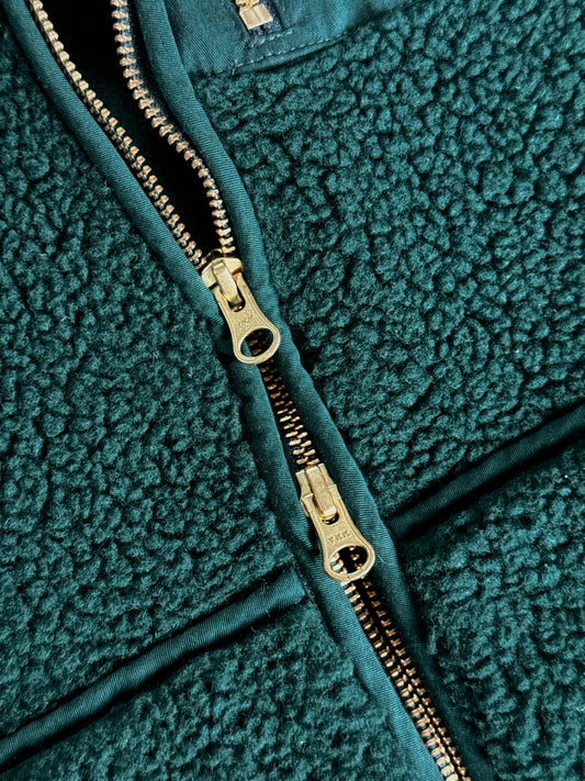 'SWEET EMERALD DEEP PILE JACKET'