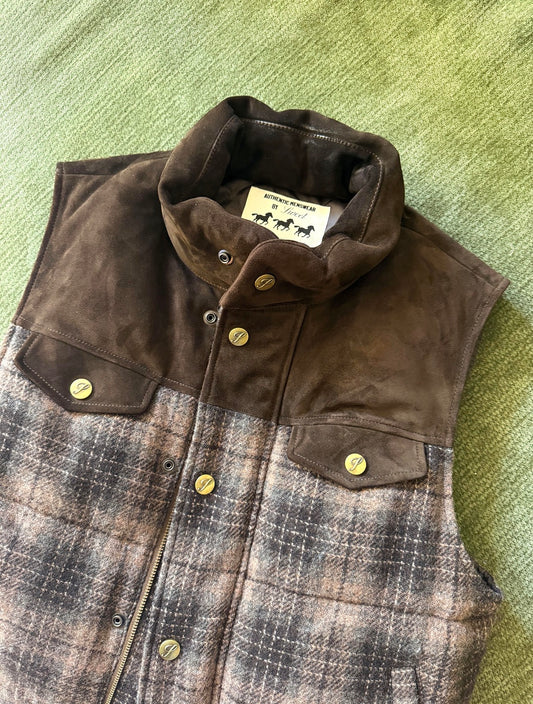 SWEET PLAID VEST