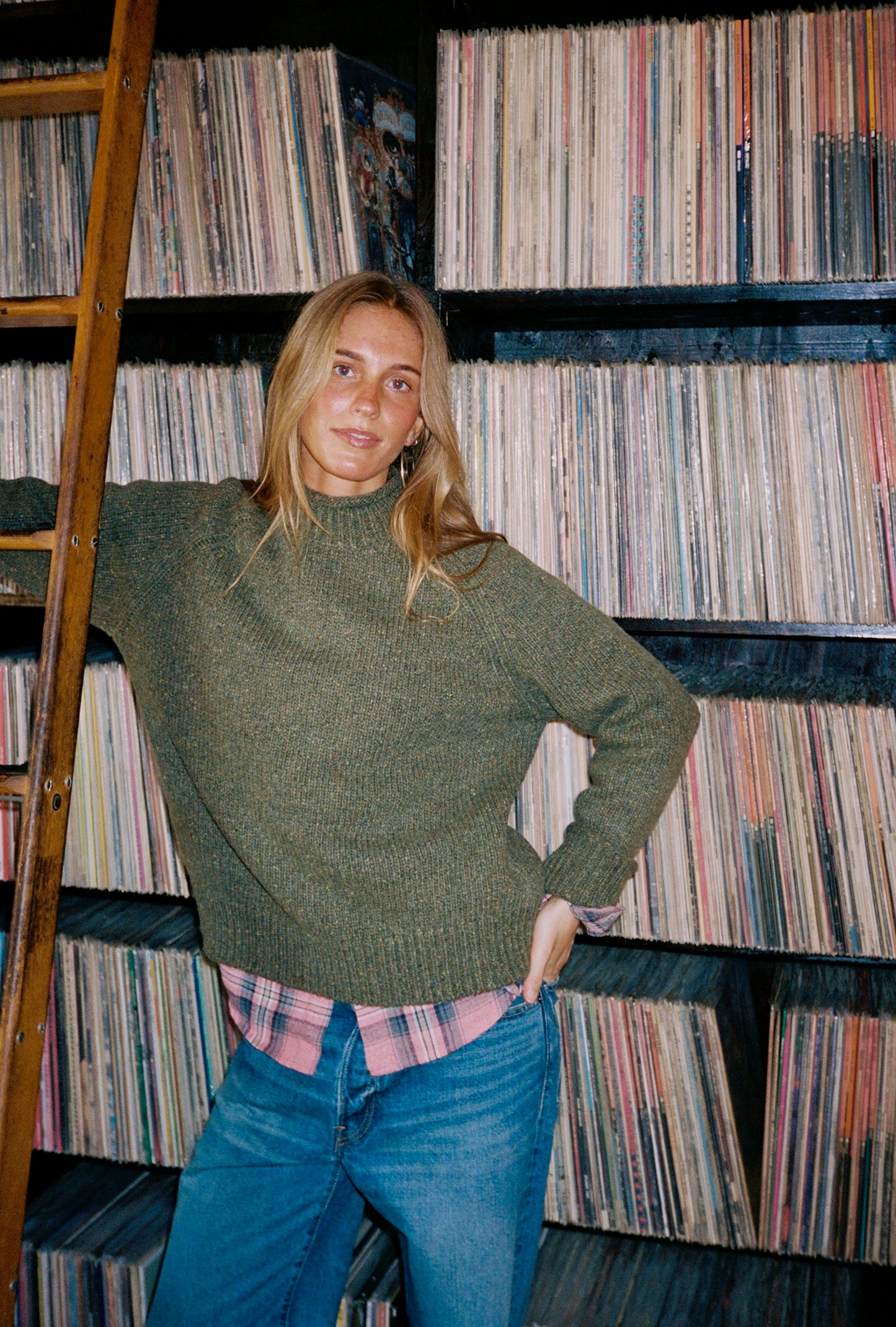 SWEET WOOL ROLLNECK - OLIVE