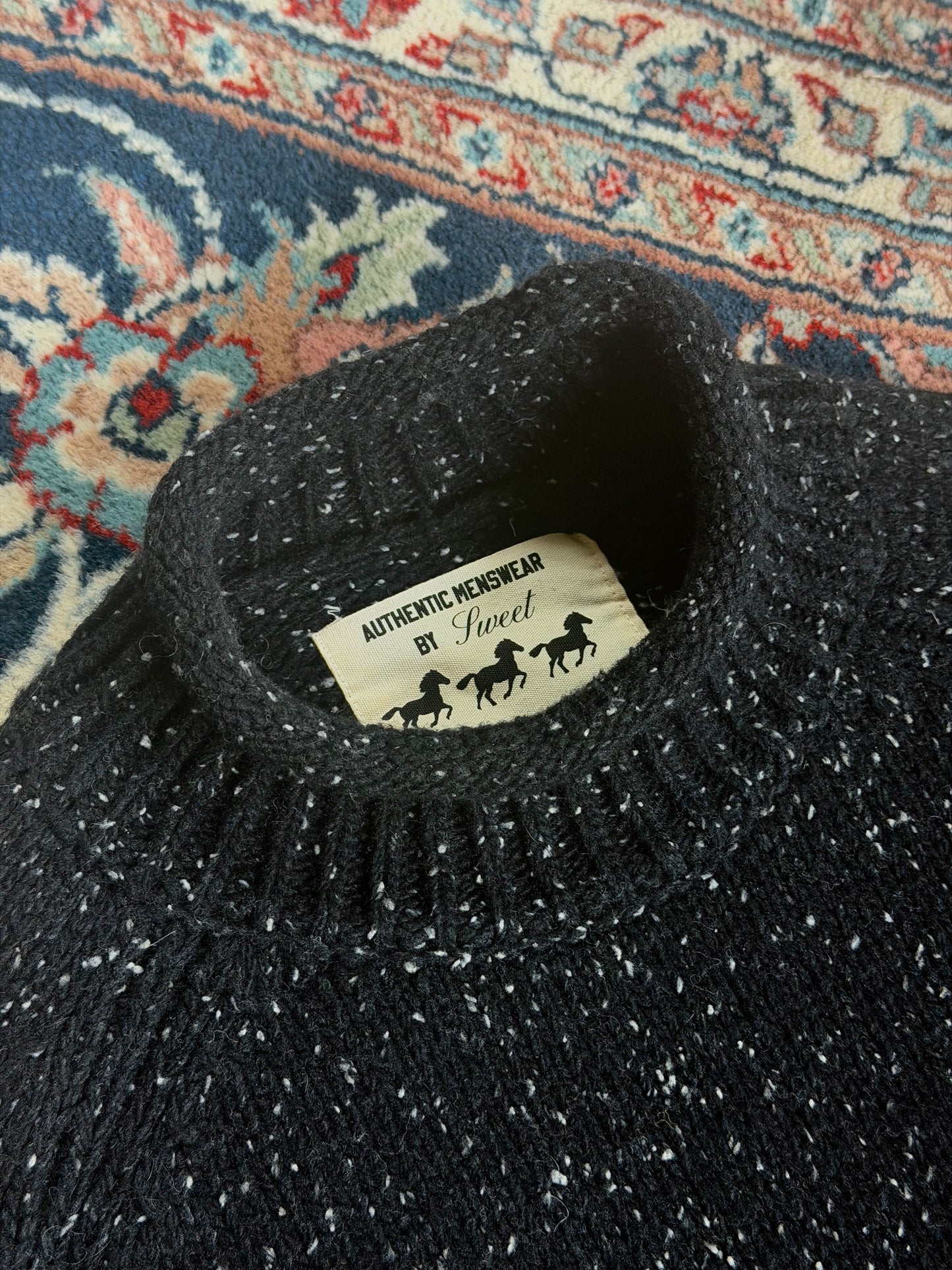 SWEET WOOL ROLLNECK - BLACK