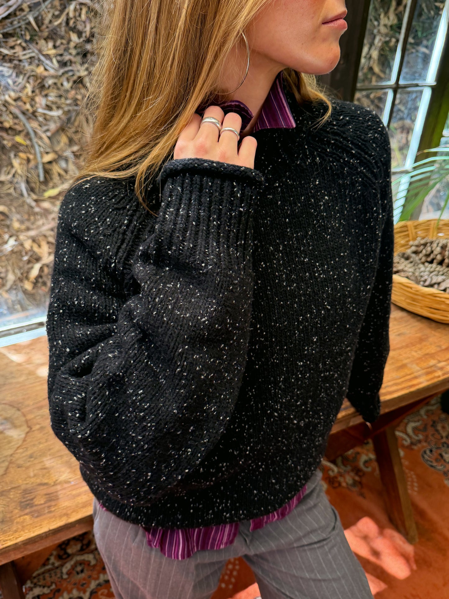 SWEET WOOL ROLLNECK - BLACK